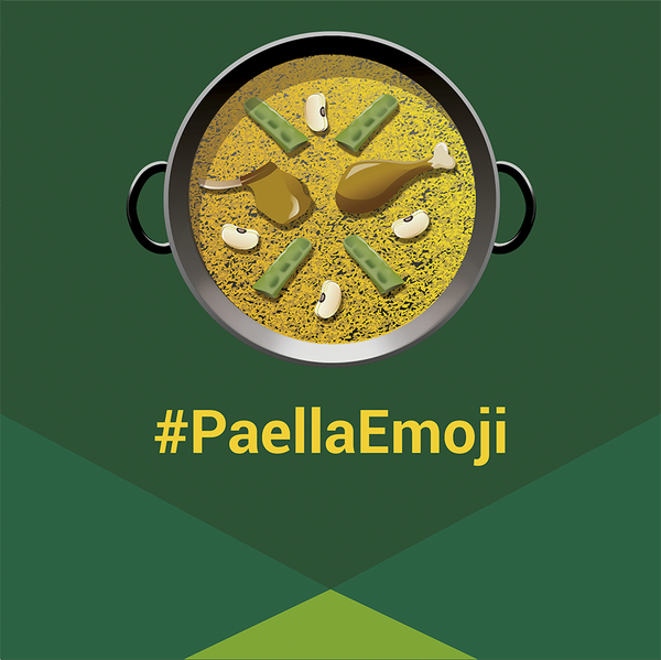 Imagen de la campaña #PaellaEmoji. / LA FALLERA